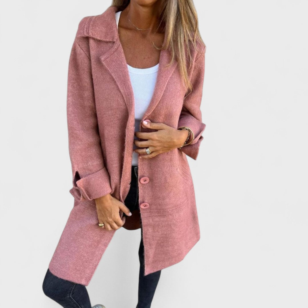 Kate™ | Manteau Long Élégant et Confortable