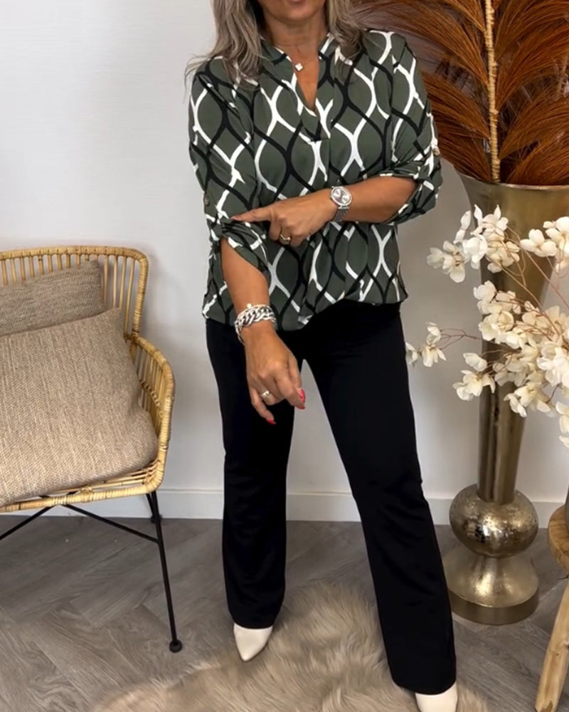 Janny™ | Blouse Décontractée à Manches Longues
