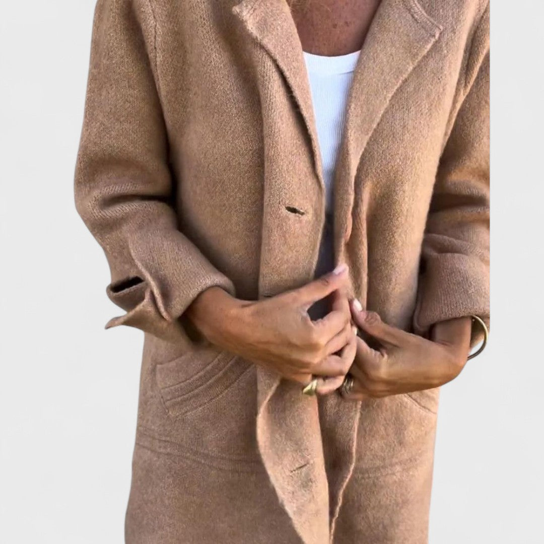 Kate™ | Manteau Long Élégant et Confortable