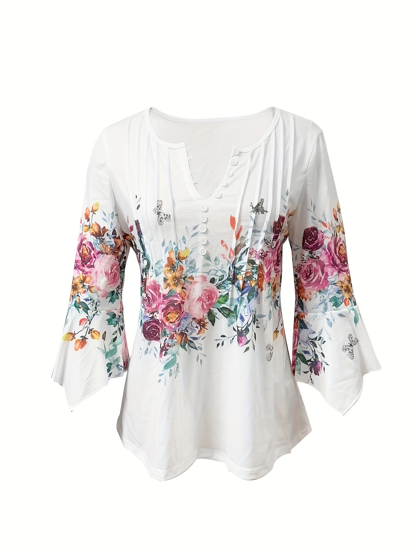 Diame™ | Blouse Décontractée Florale