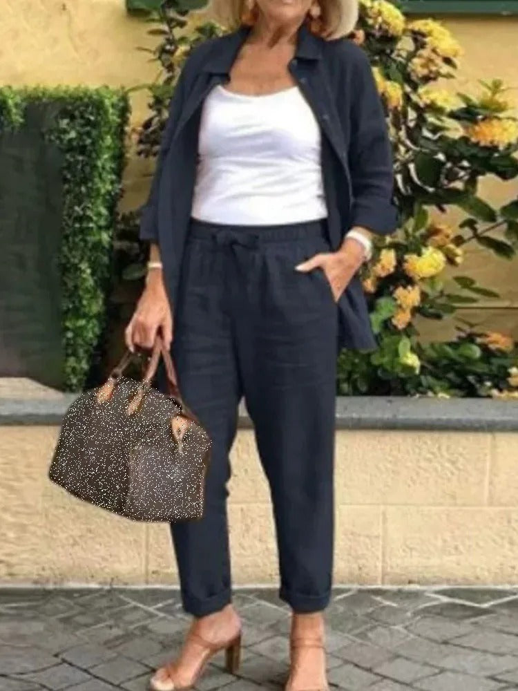 Henna™ | Ensemble Élégant et Confortable en Lin
