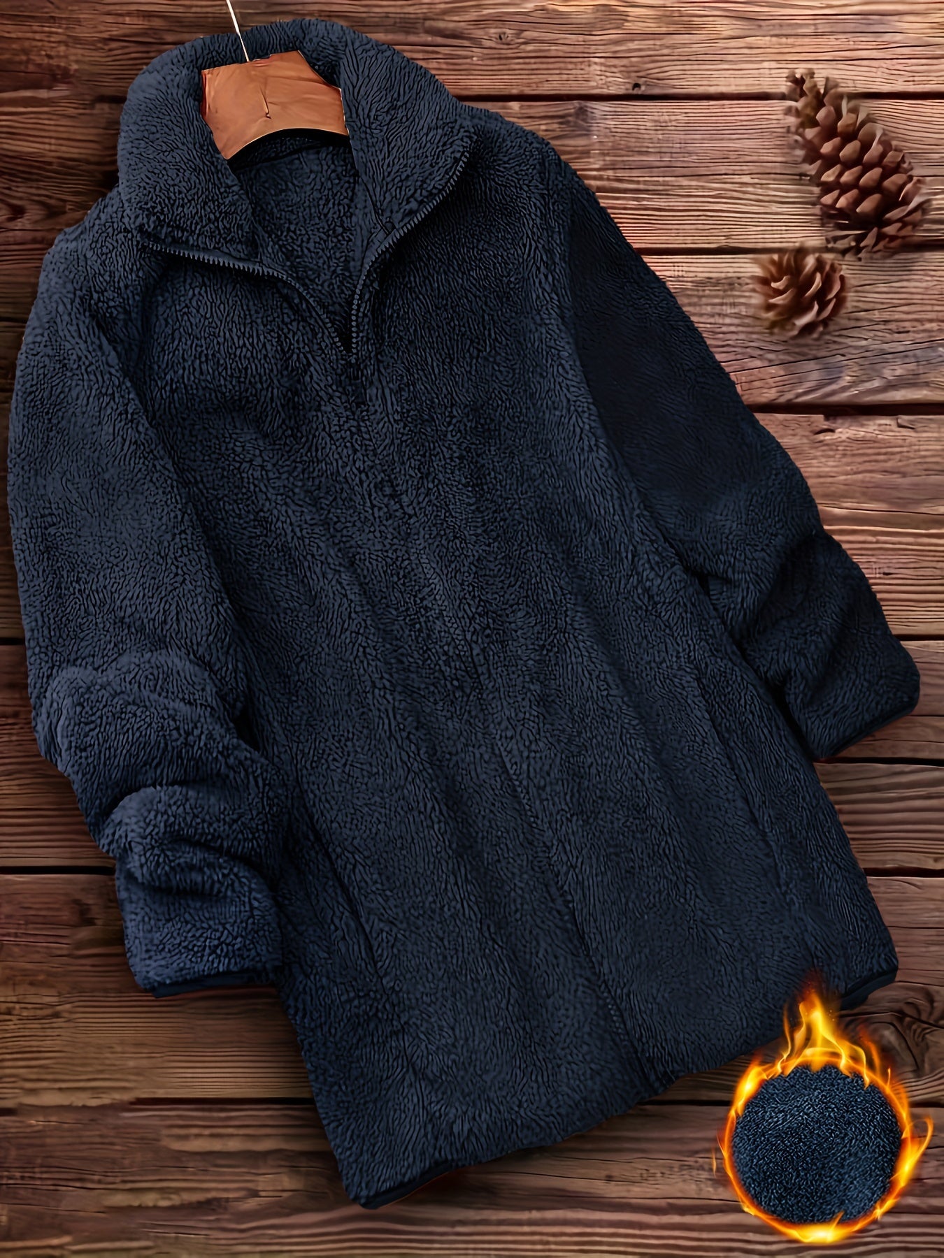 Yara™ | Manteau Fourré Zippé Élégant