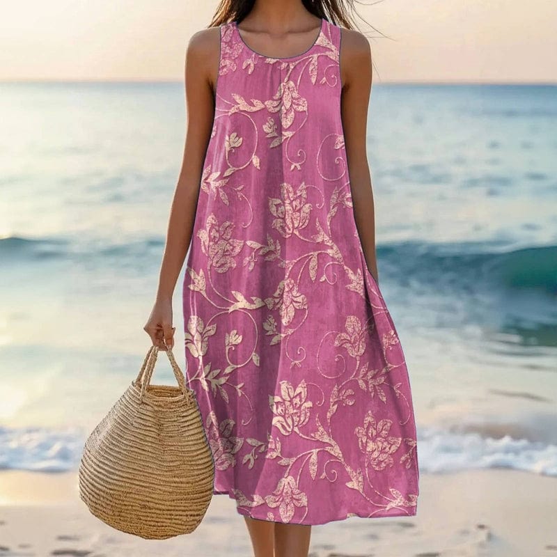 Harlow™ | Robe de Plage Élégante en Coton