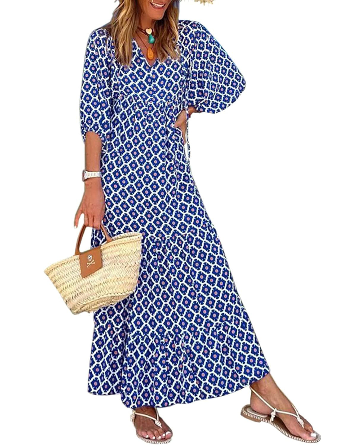 Gabriela™ | Robe Maxi Boho Élégante
