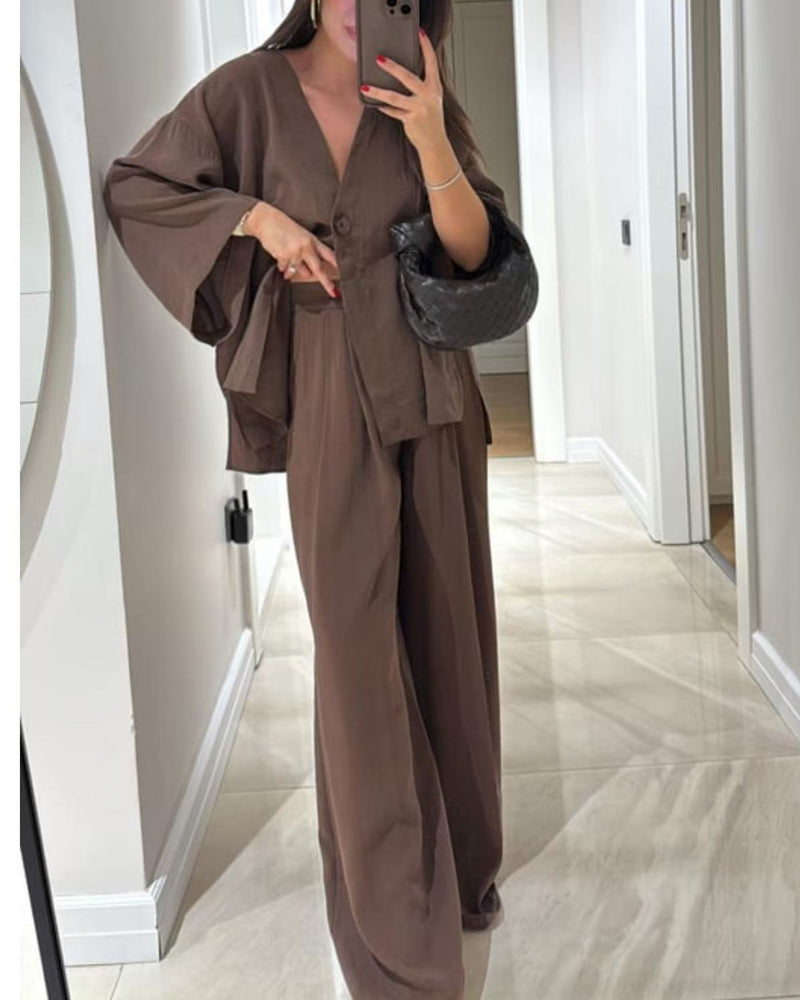 Mélanie™ | Ensemble Décontracté Élégant en Tissu Léger
