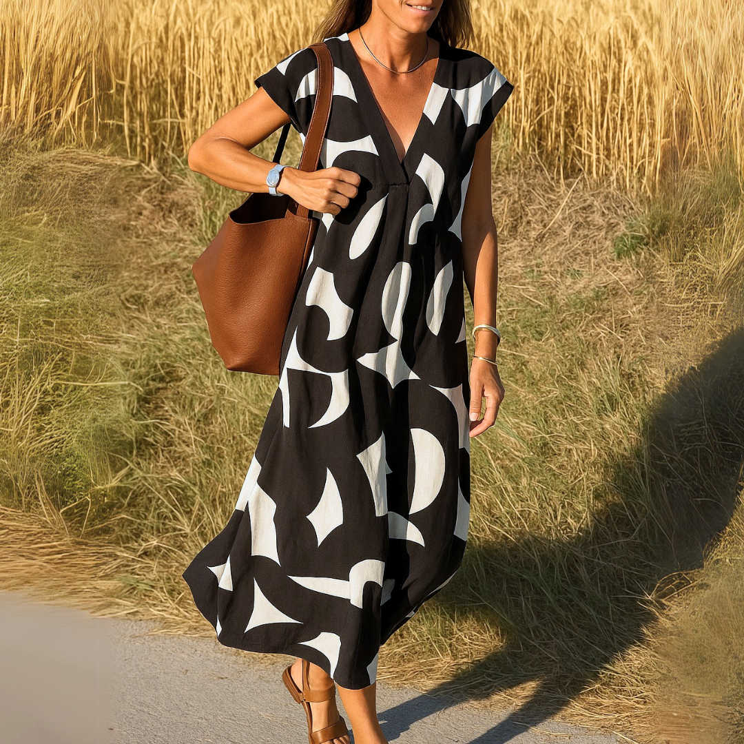 Valérie™ | Robe Fluide Élégante