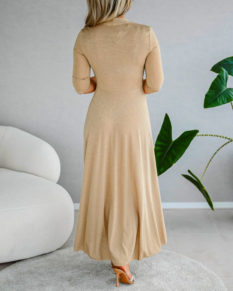 Jadine™ | Robe Élégante A-ligne à Décolleté en V