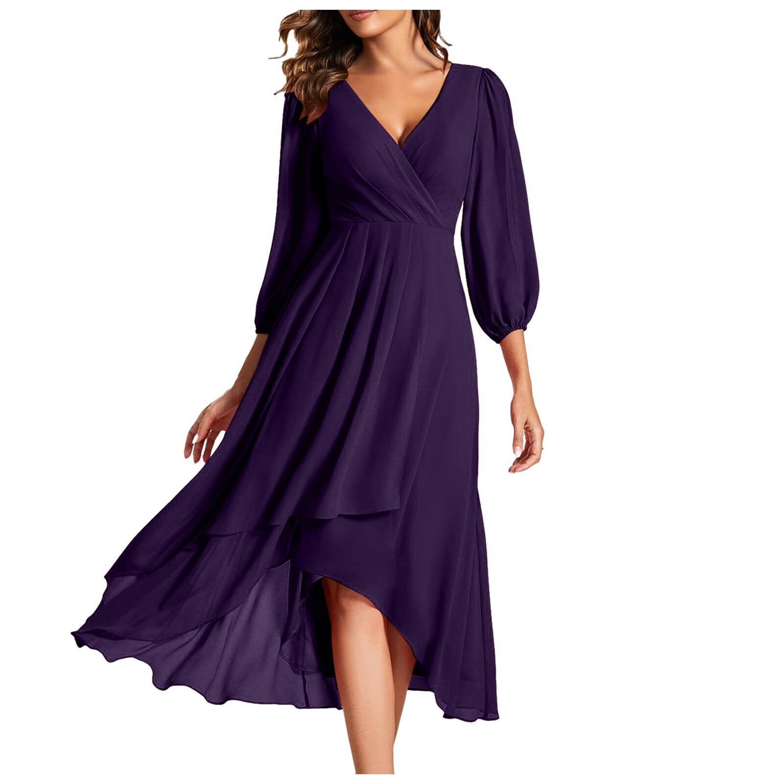 Coline™ | Robe Élégante à Col V