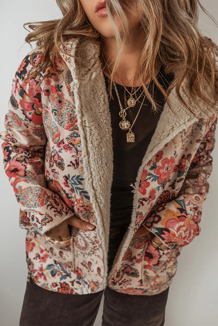 Jira™ | Veste Doublée à Motif Paisley
