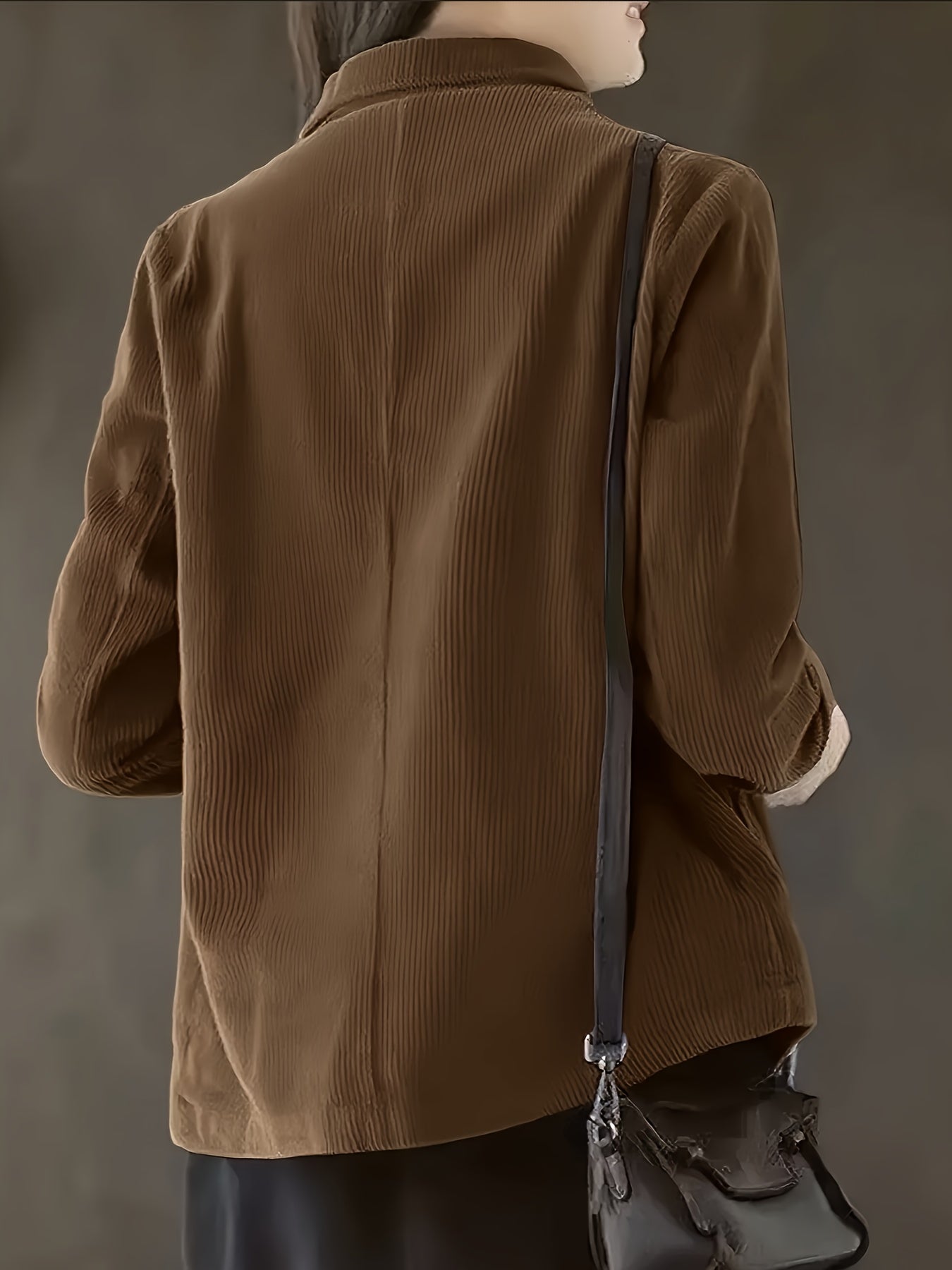 Clarabelle™ | Blazer Élégant en Velours Côtelé