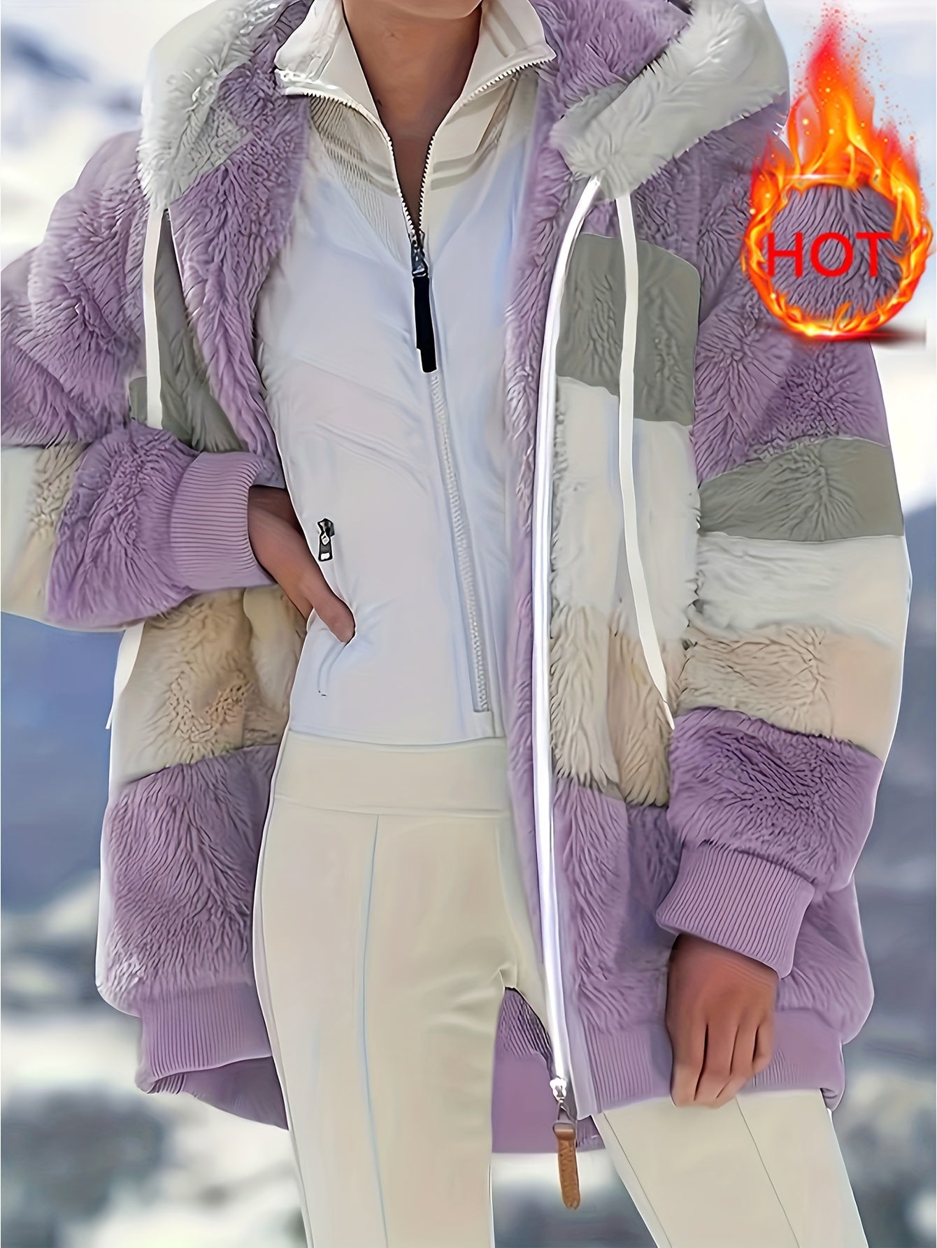 Islae™ | Veste à Capuche en Fausse Fourrure Élégante