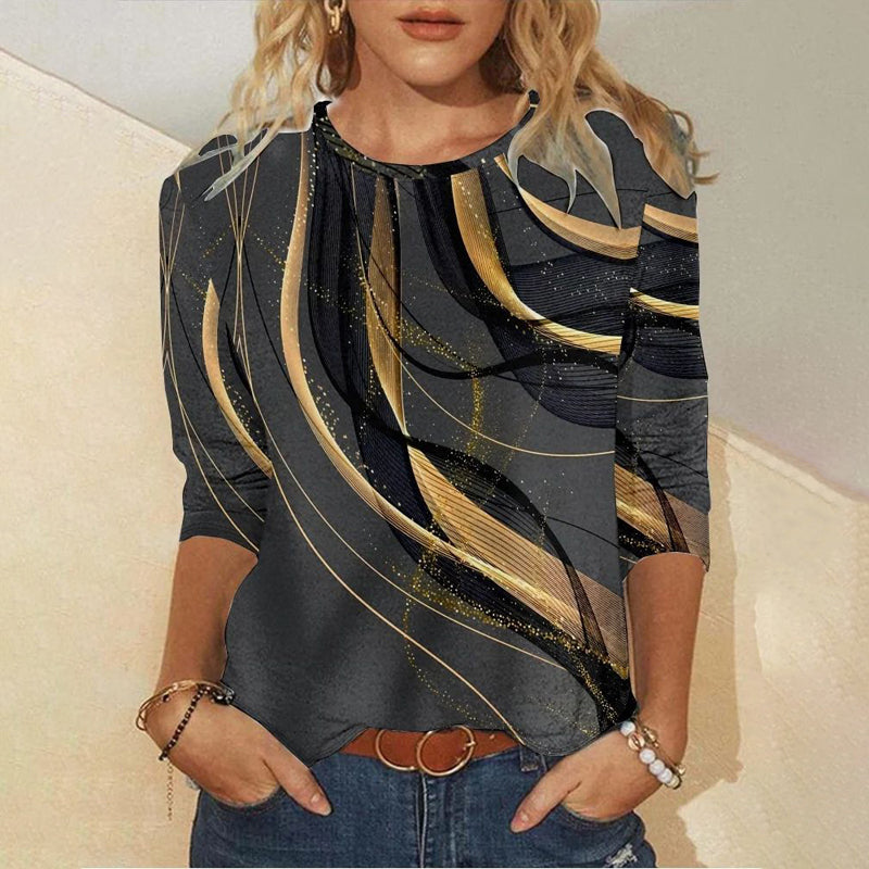 Cara™ | T-Shirt Vintage Décontracté en Coton