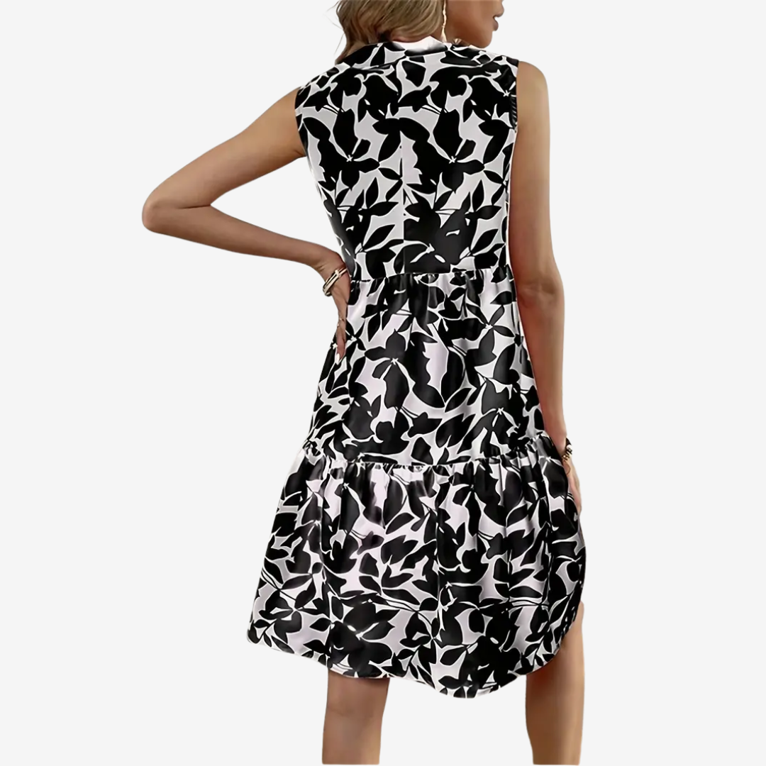Samia™ | Robe Évasée Fleurie et Aérée