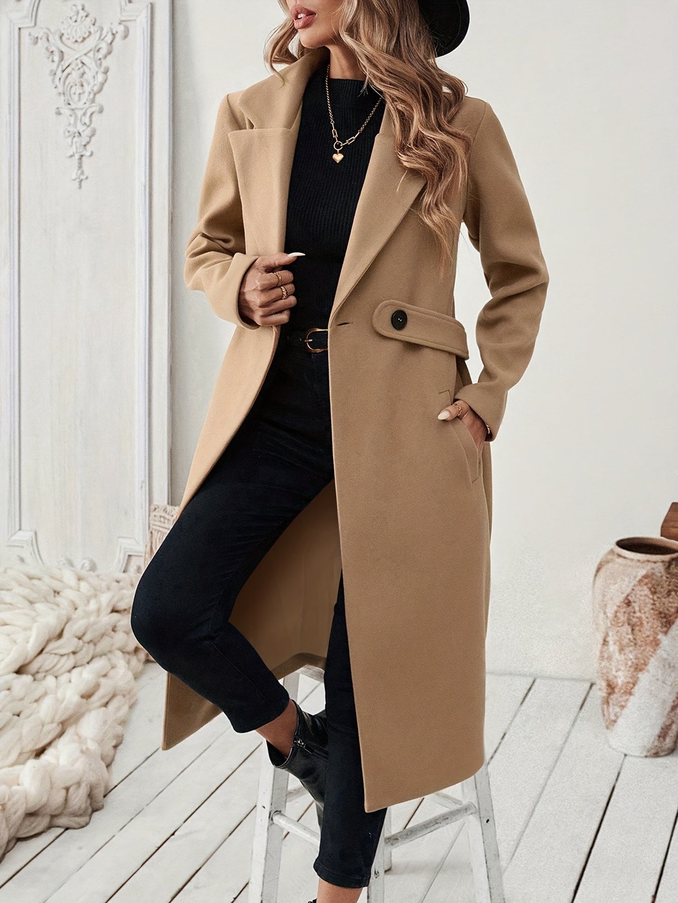 Mery™ | Manteau Long Élégant et Mince