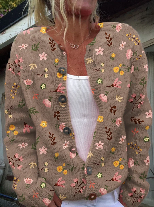 Lowri™ | Veste Florale Élégante
