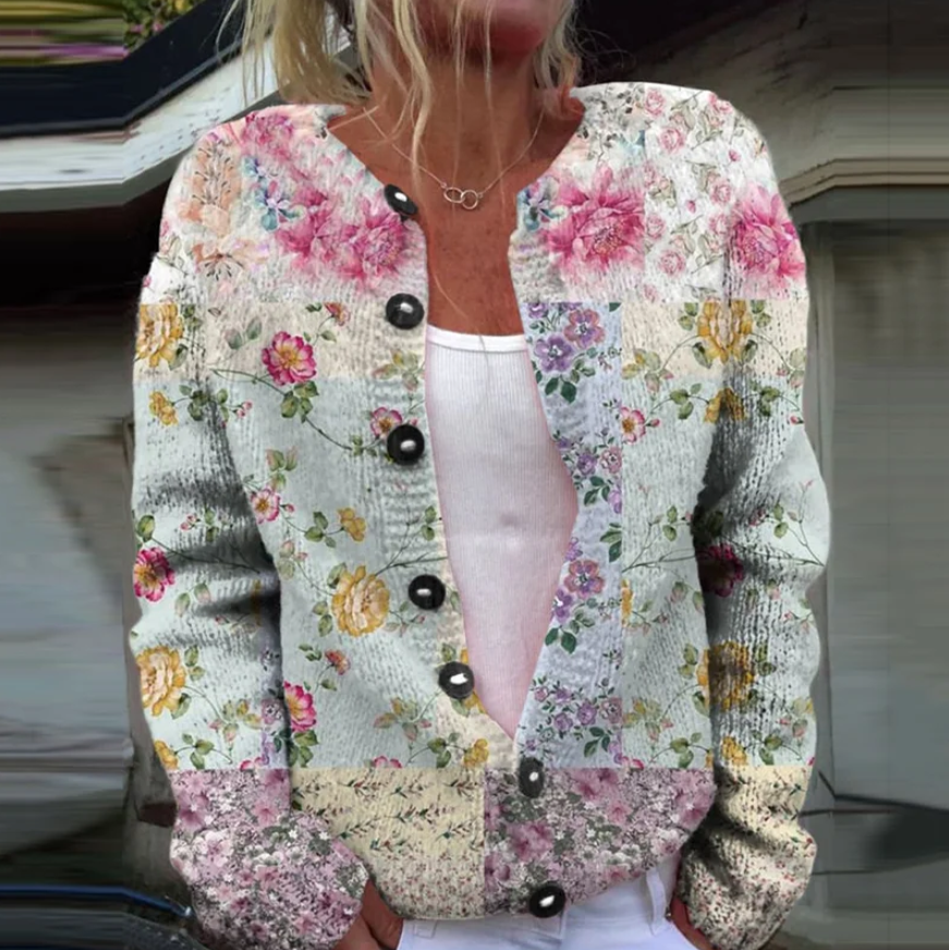 Lowri™ | Veste Florale Élégante