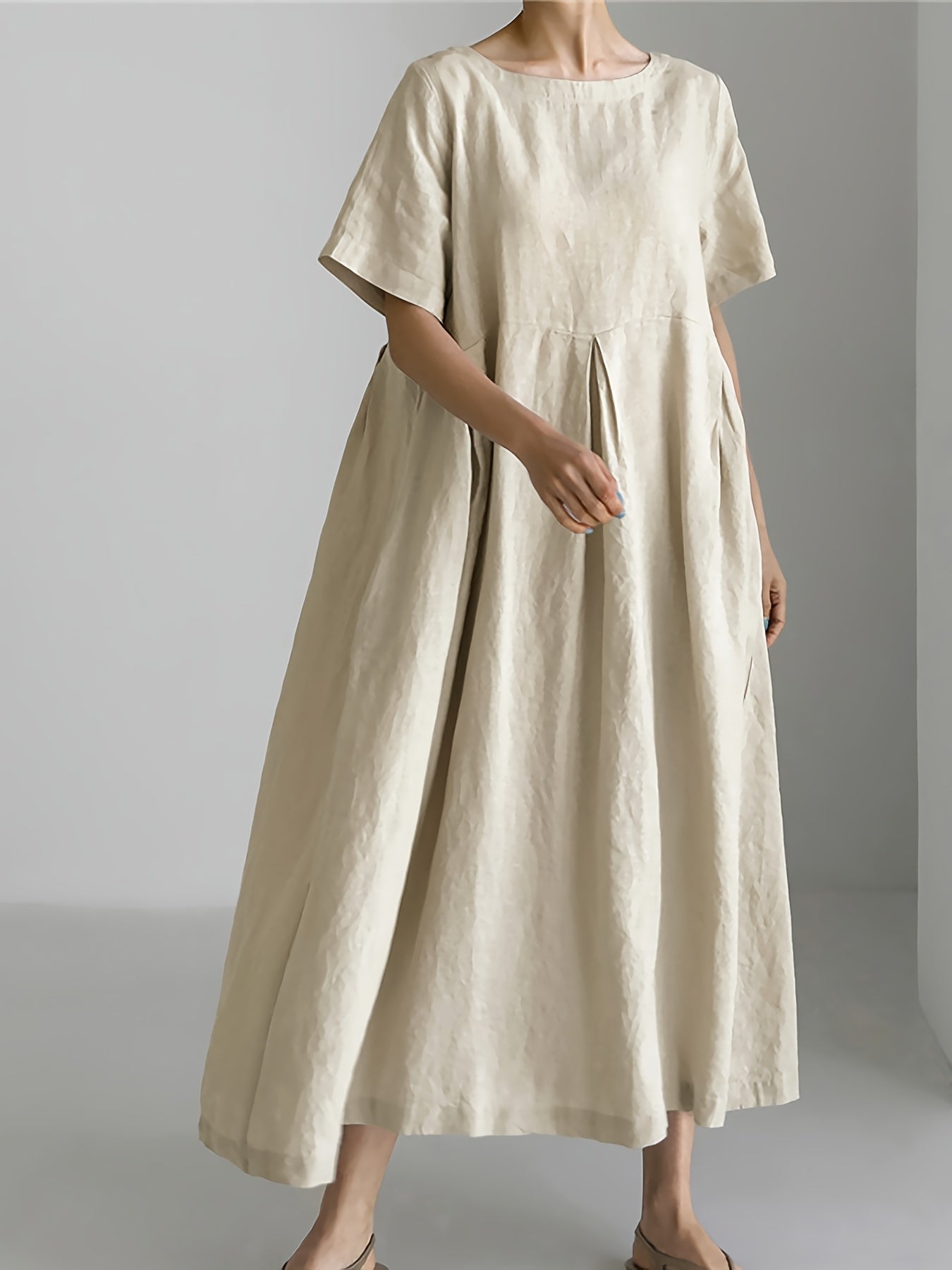 Juliette™ | Robe Longue Élégante en Lin
