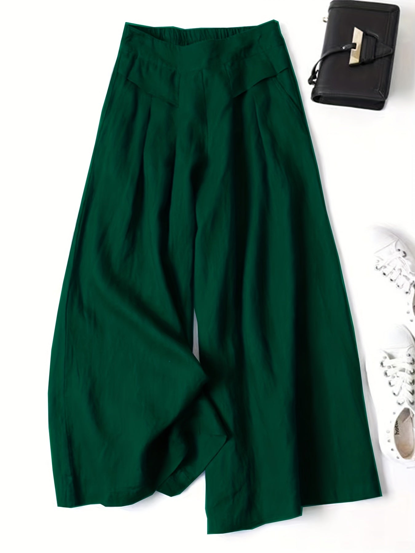 Jani™ | Pantalon Rétro Évasé en Lin