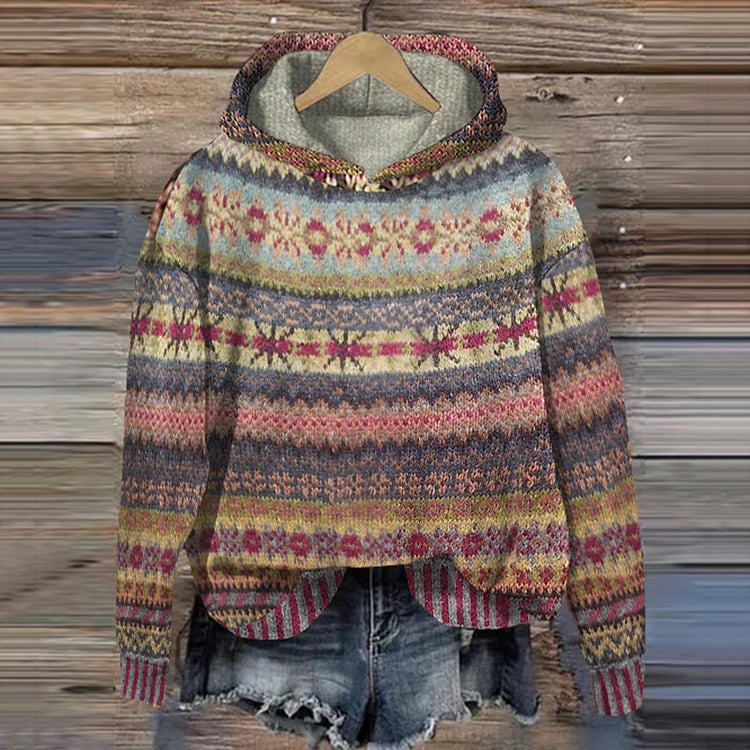 Anja™ | Pull Éthnique Confortable et Élégant