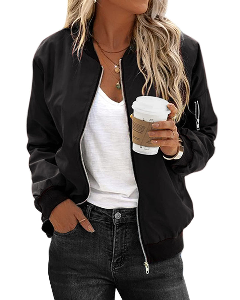 Karena™ | Veste Bomber Élégante et Confortable