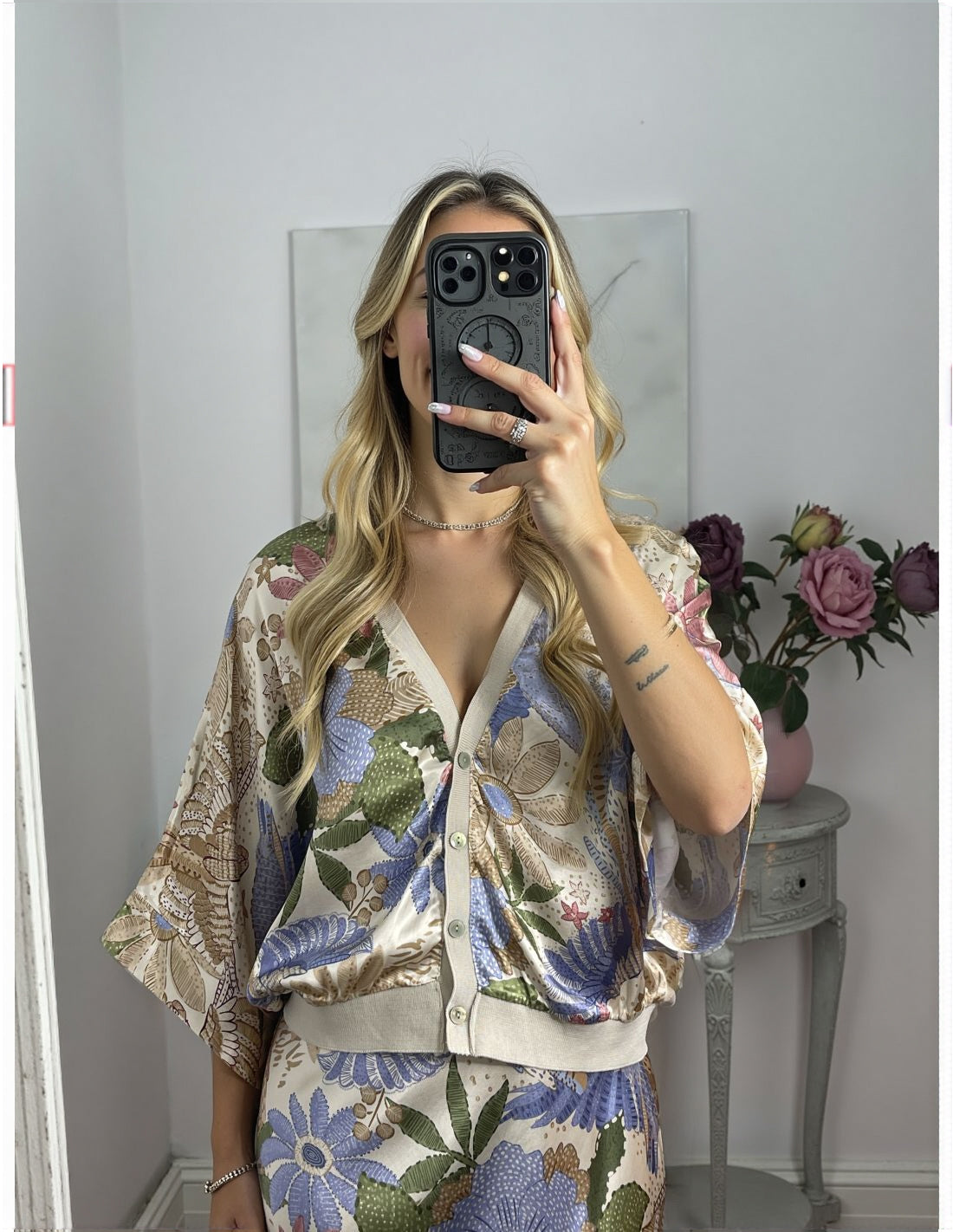 Usha™ | Robe Élégante Motif Floral