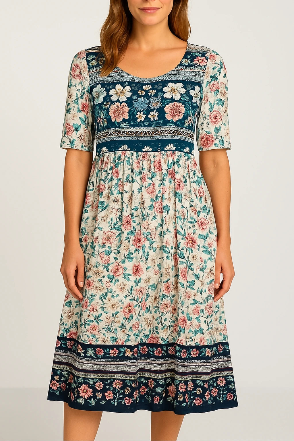 Courine™ | Robe Bohème Élégante à Imprimé Floral