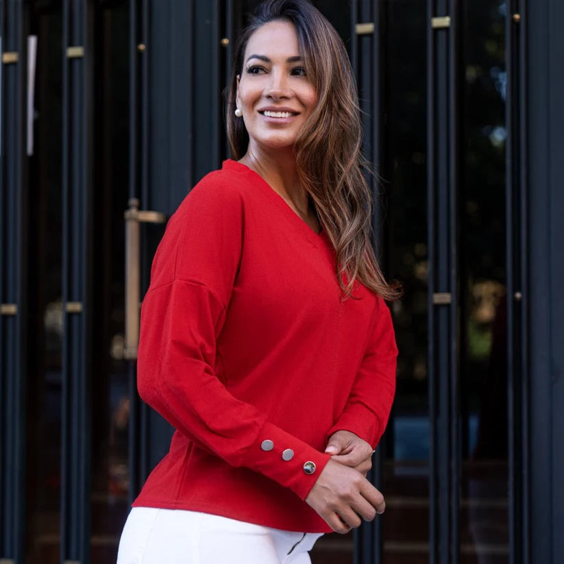 Chloe™ | Pull Col en V Élégant