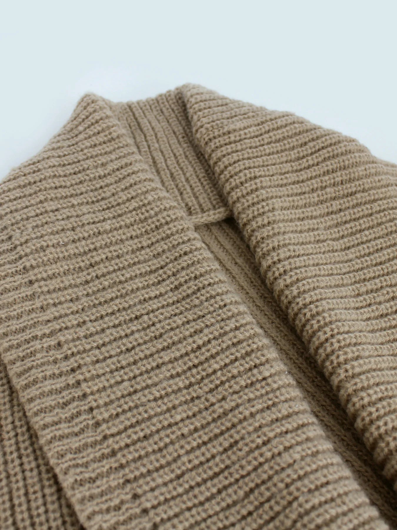 Isadora™ | Cardigan long ouvert en maille côtelée