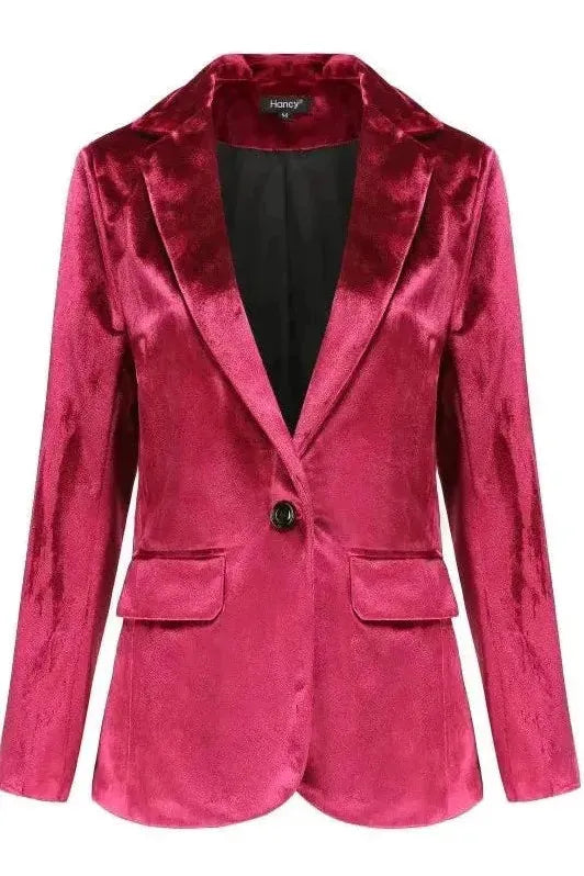 Liora™ | Blazer Élégant en Velours