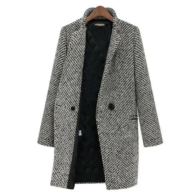 Cheska™ | Manteau Long en Laine