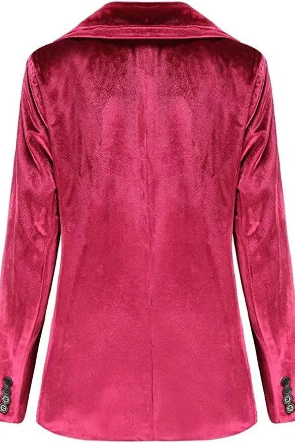 Liora™ | Blazer Élégant en Velours