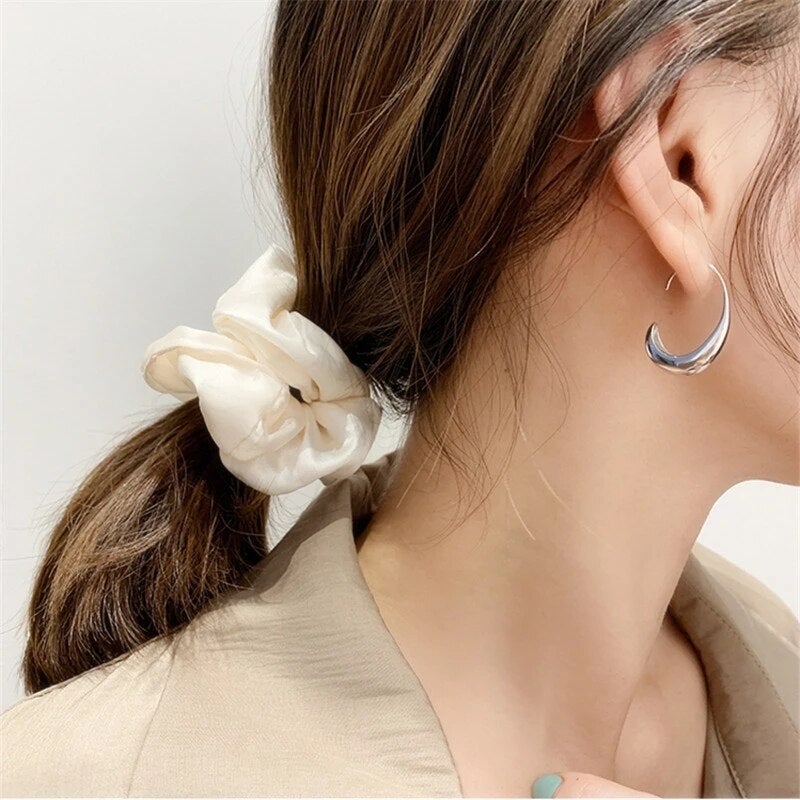 Léonie™ | Boucles d'oreilles Luxueuses en Or et Argent