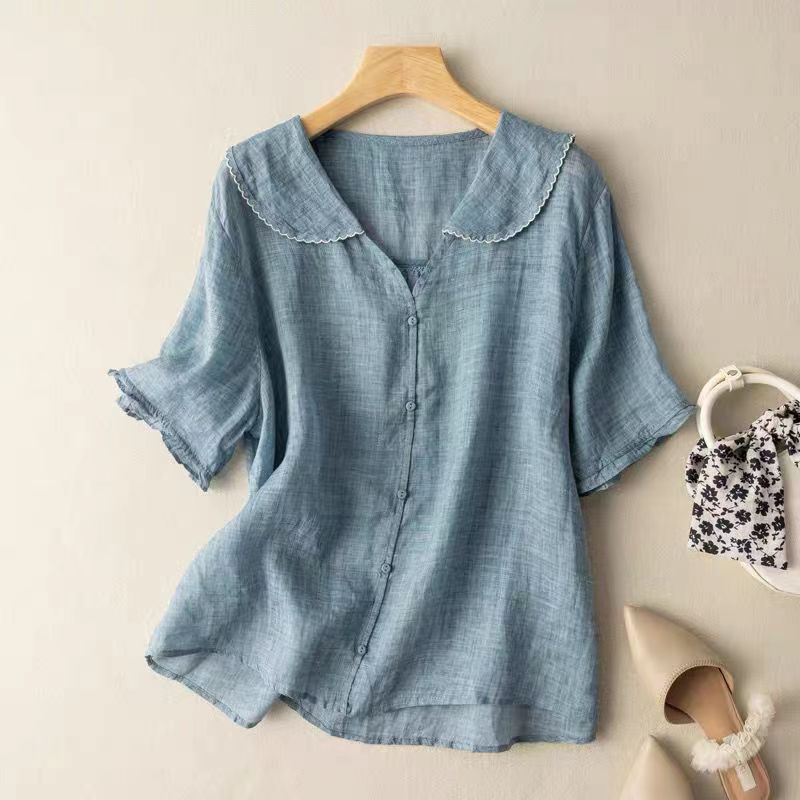 Brigette™ | Blouse élégante en Coton