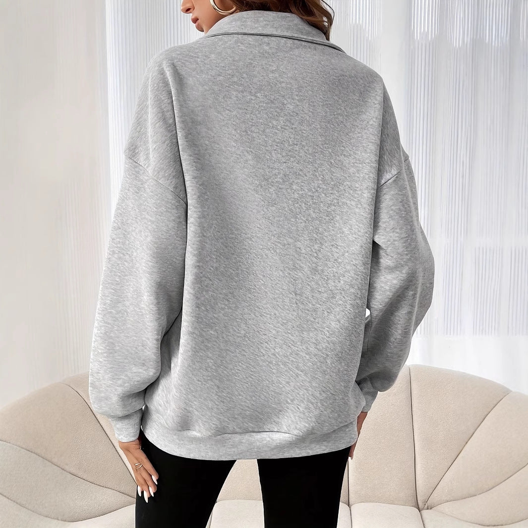 Meghan™ | Sweat-shirt à demi-zip confortable