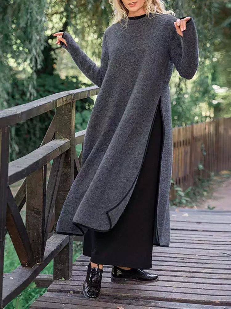 Rosalind™ | Robe Longue en Tricot Élégante
