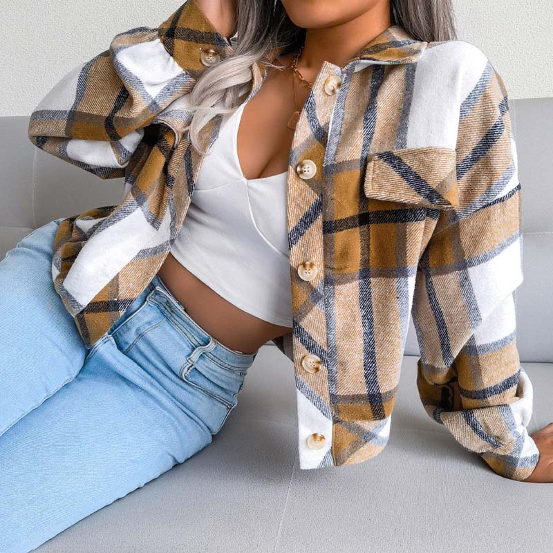 Lauren™ | Veste à Carreaux Élégante et Confortable