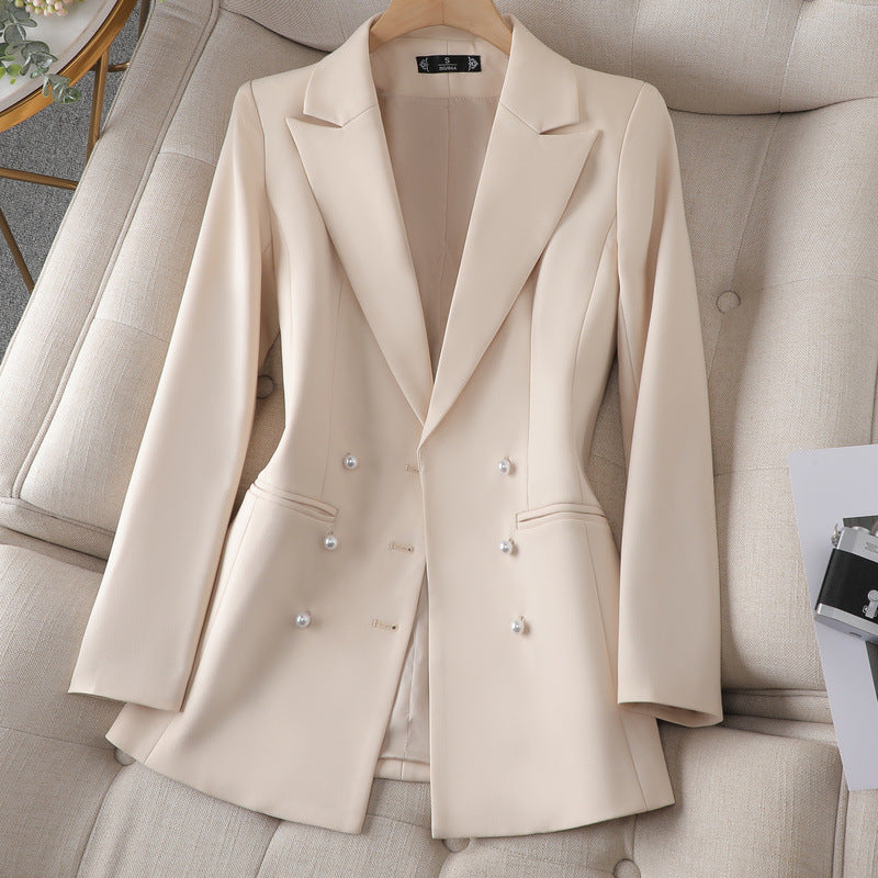 Ghita™ | Blazer Élégant en Perles
