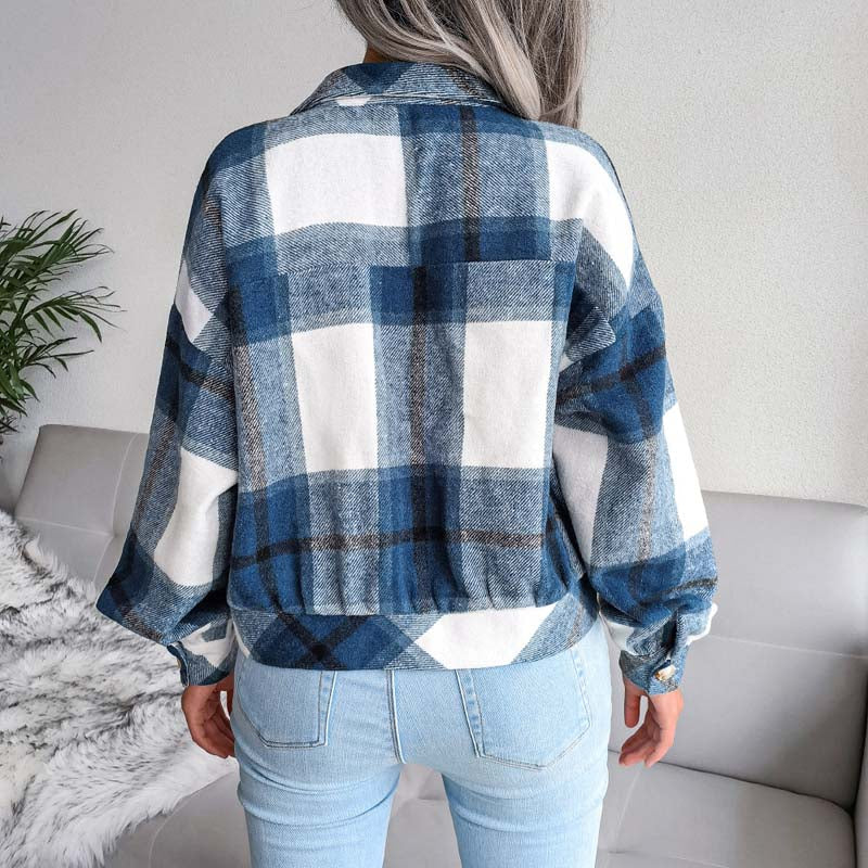 Lauren™ | Veste à Carreaux Élégante et Confortable