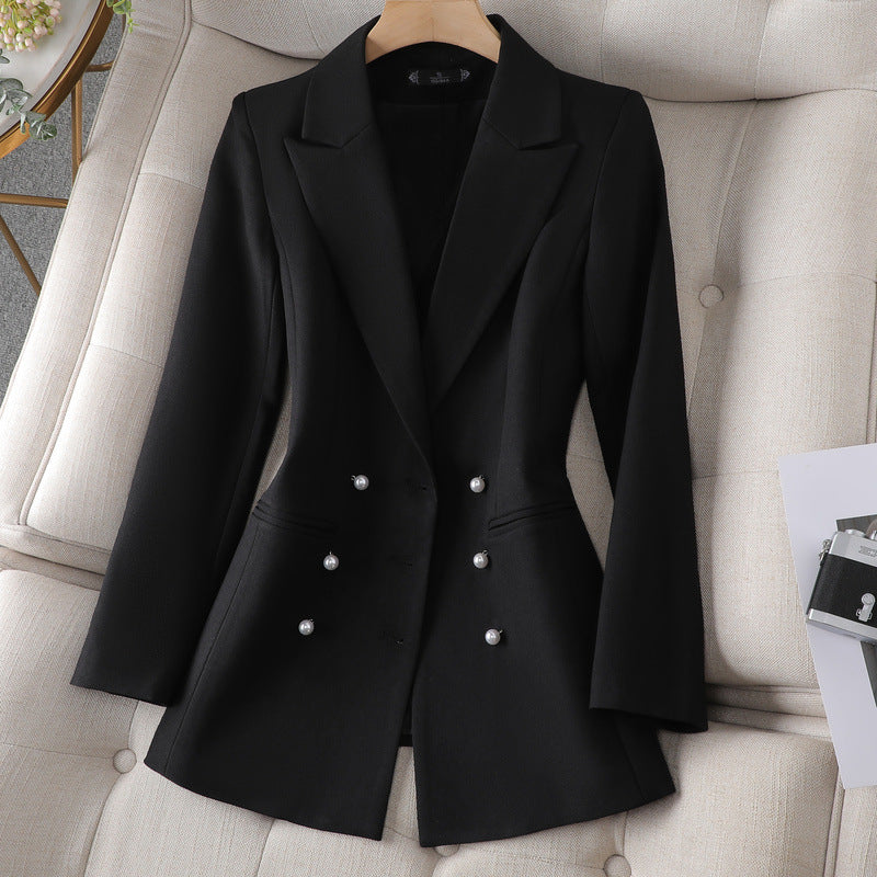 Ghita™ | Blazer Élégant en Perles