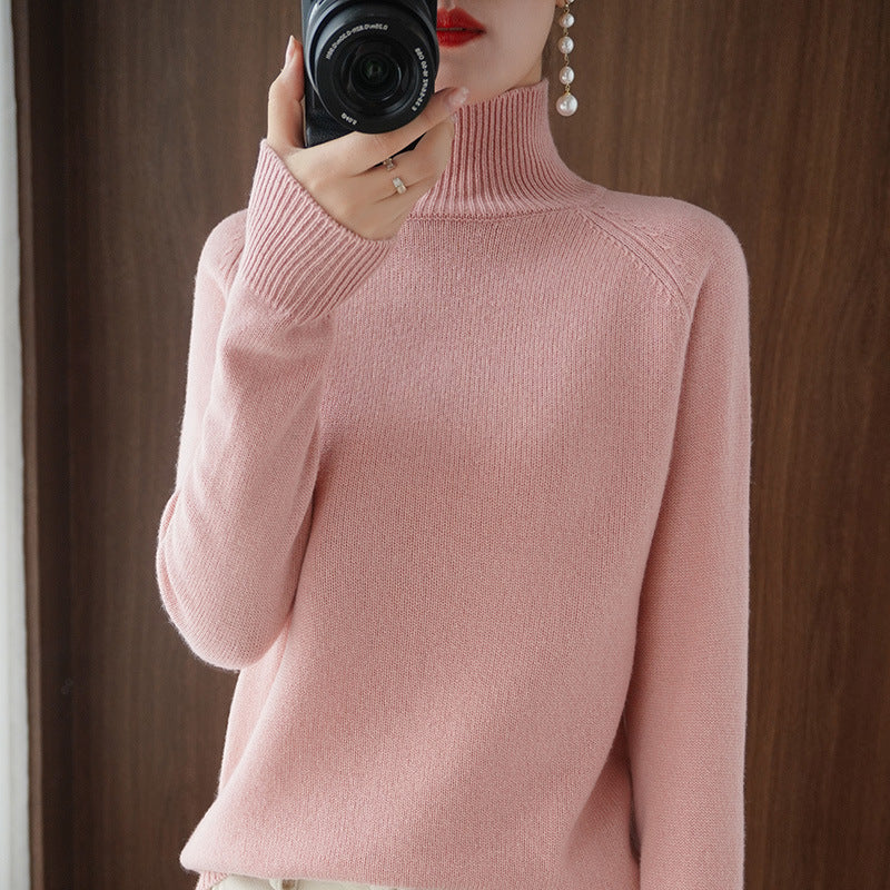 Amara™ | Pull Ample en Tricot Col Roulé