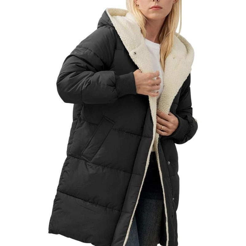Madison™ | Manteau à capuche en coton velouté double face