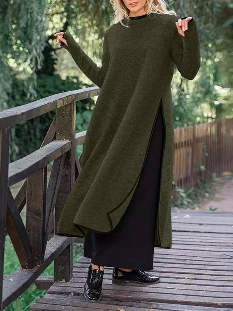 Rosalind™ | Robe Longue en Tricot Élégante