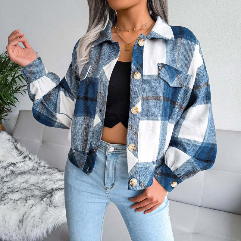 Lauren™ | Veste à Carreaux Élégante et Confortable