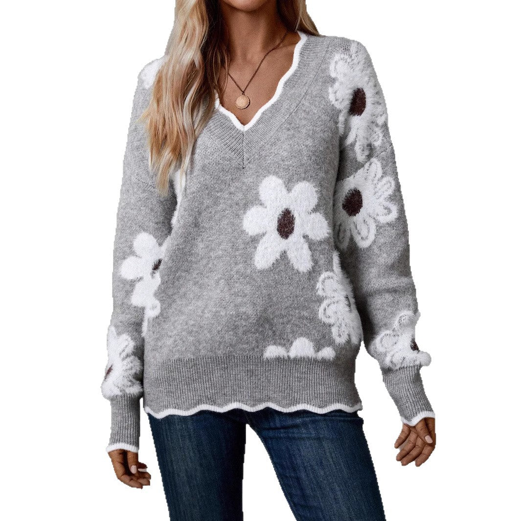 Lydia™ | Pull en Tricot Élégant avec Dentelle