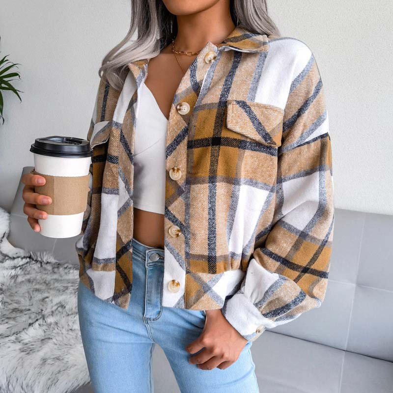 Lauren™ | Veste à Carreaux Élégante et Confortable