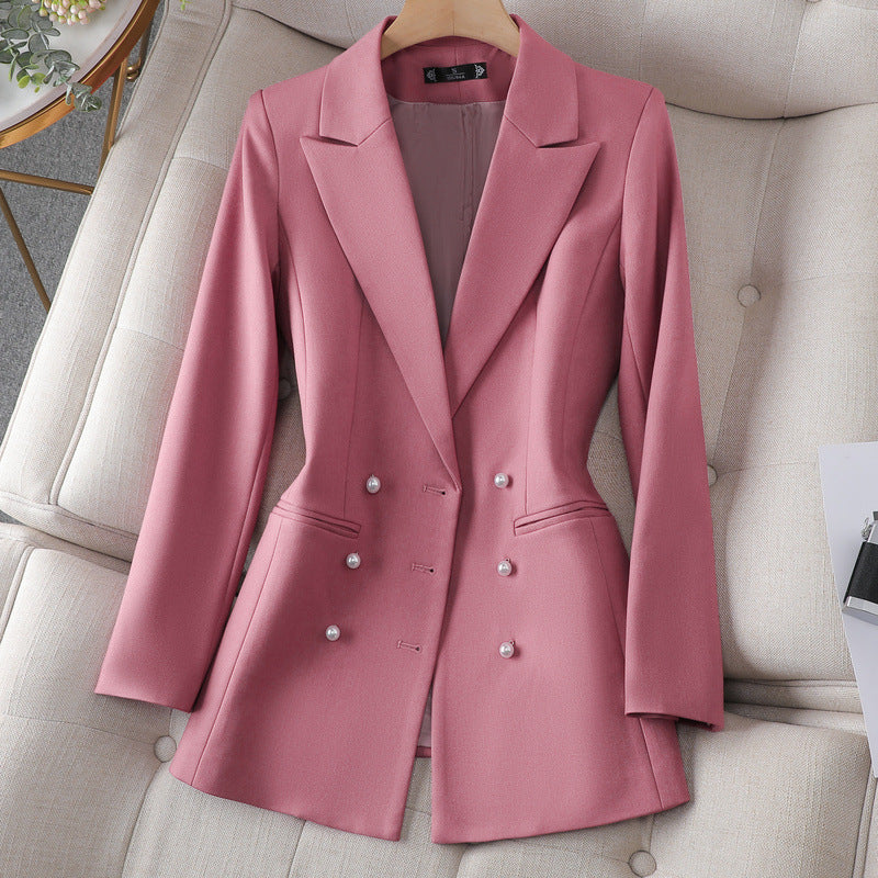 Ghita™ | Blazer Élégant en Perles