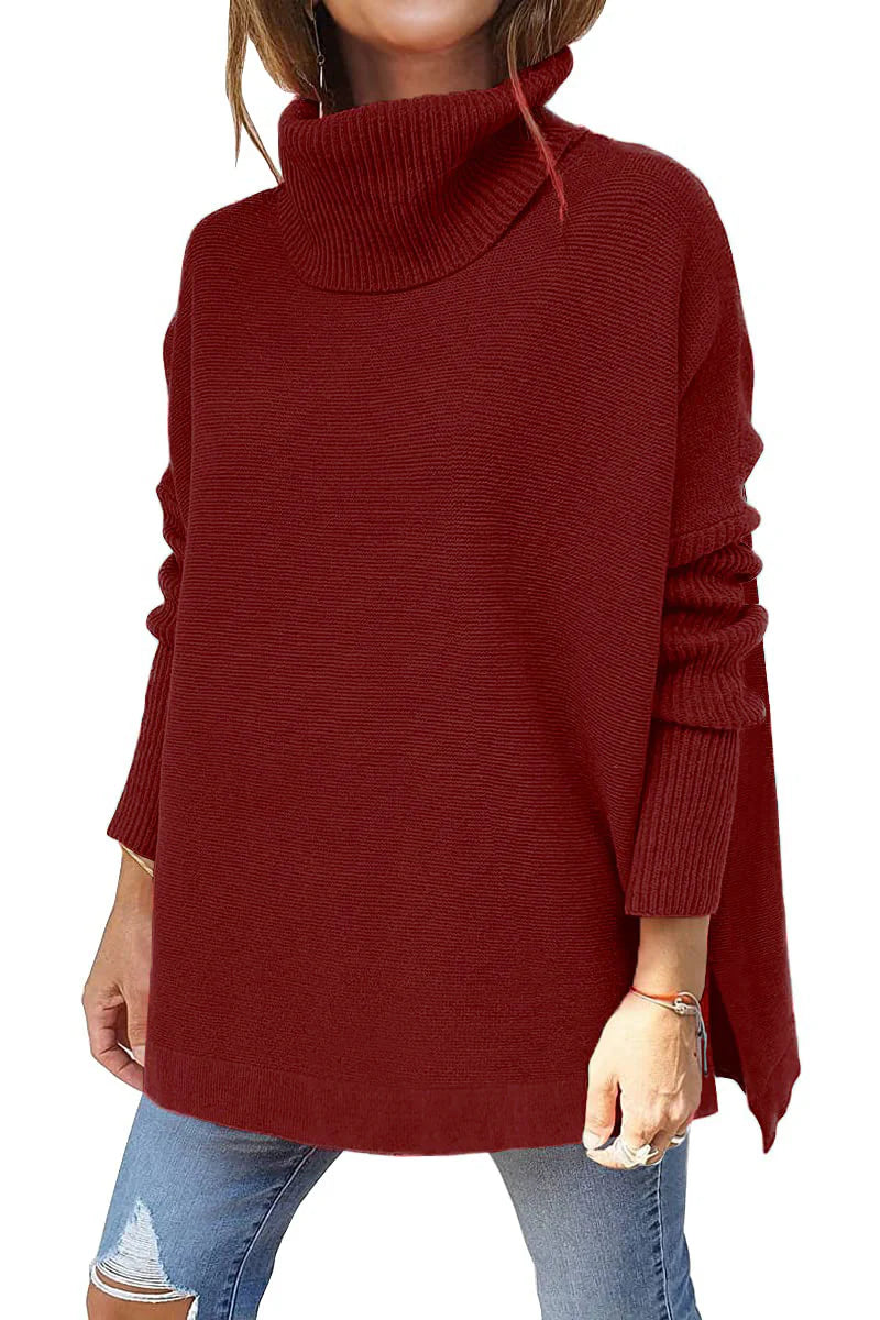 Cina™ | Pull Oversize Col Roulé