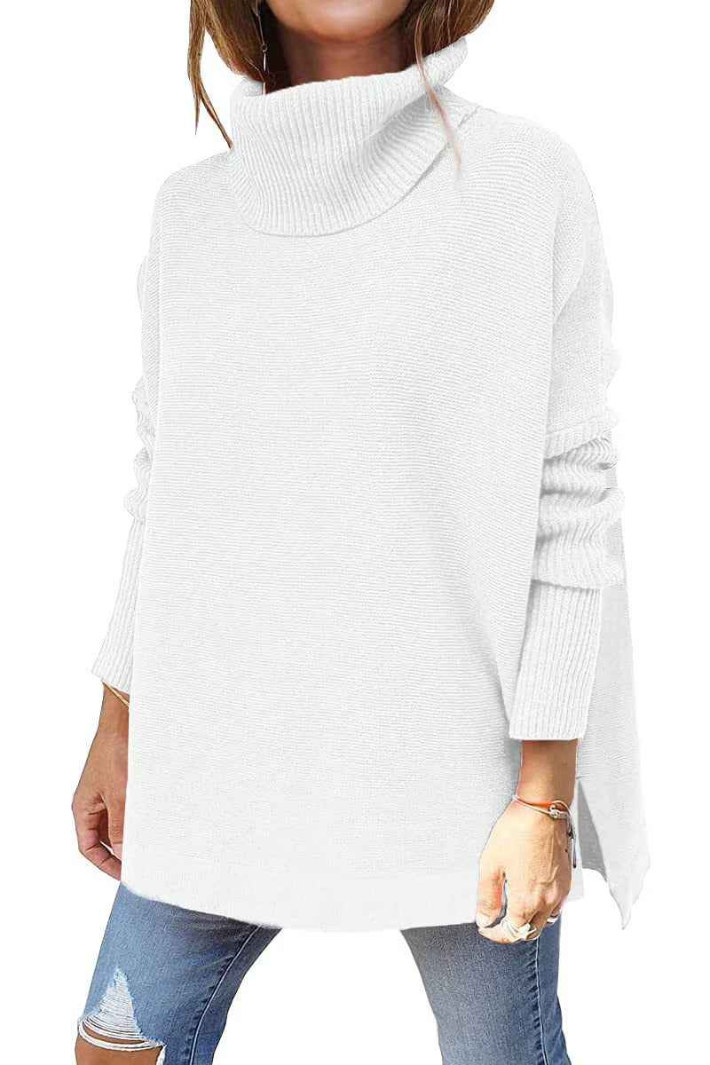 Cina™ | Pull Oversize Col Roulé