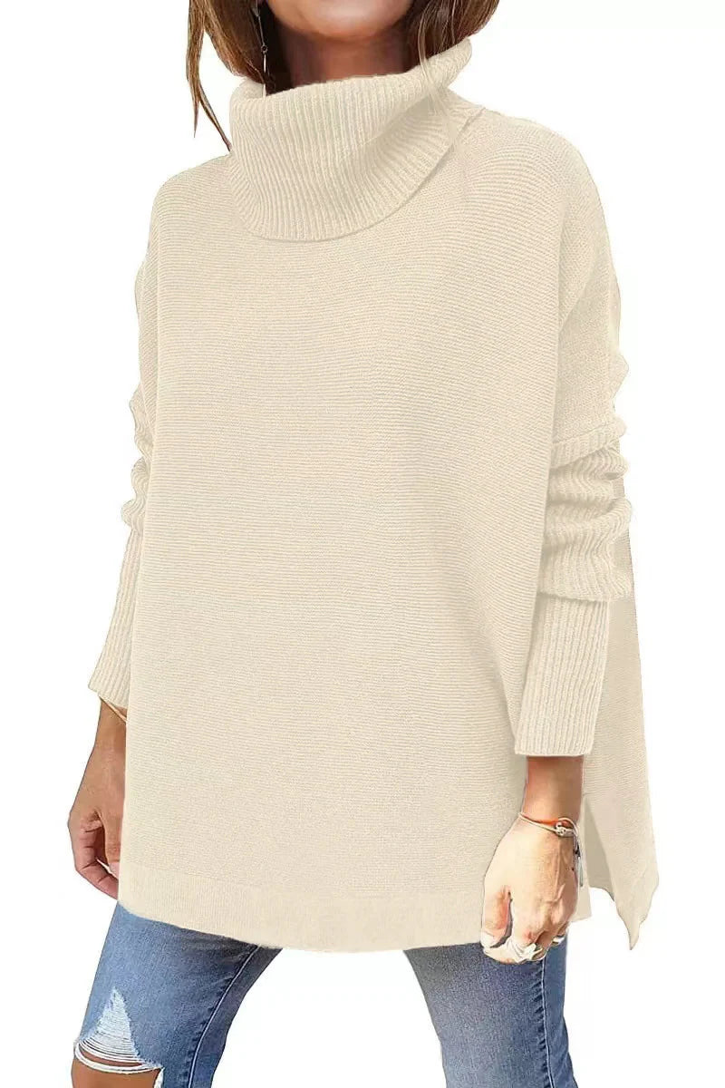 Cina™ | Pull Oversize Col Roulé