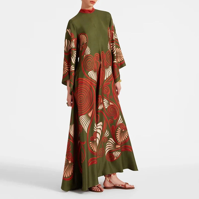 Amakna™ | Robe Longue Ethnique Rétro